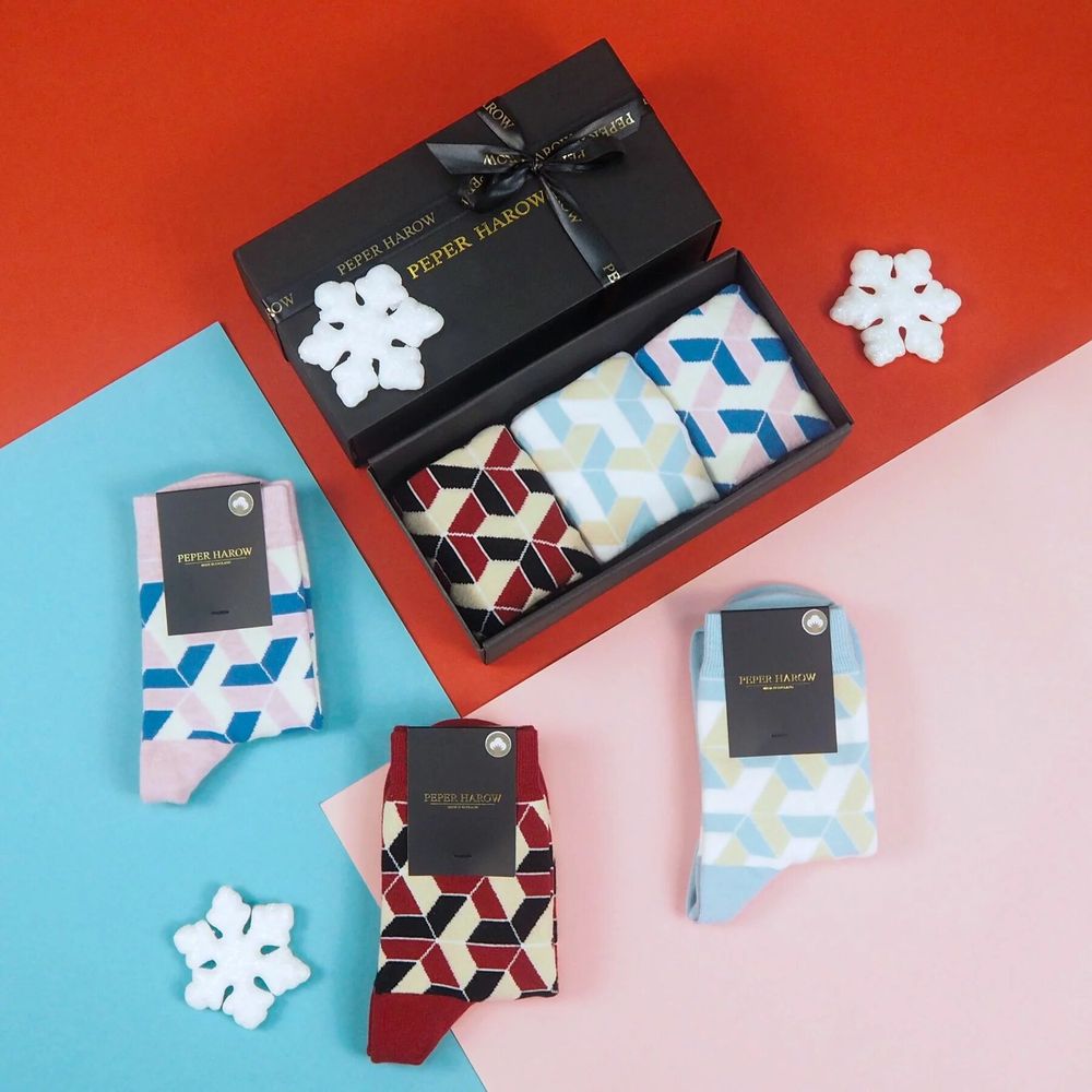 Socks - Vertex Women's Gift Box - PEPER HAROW SOCKS