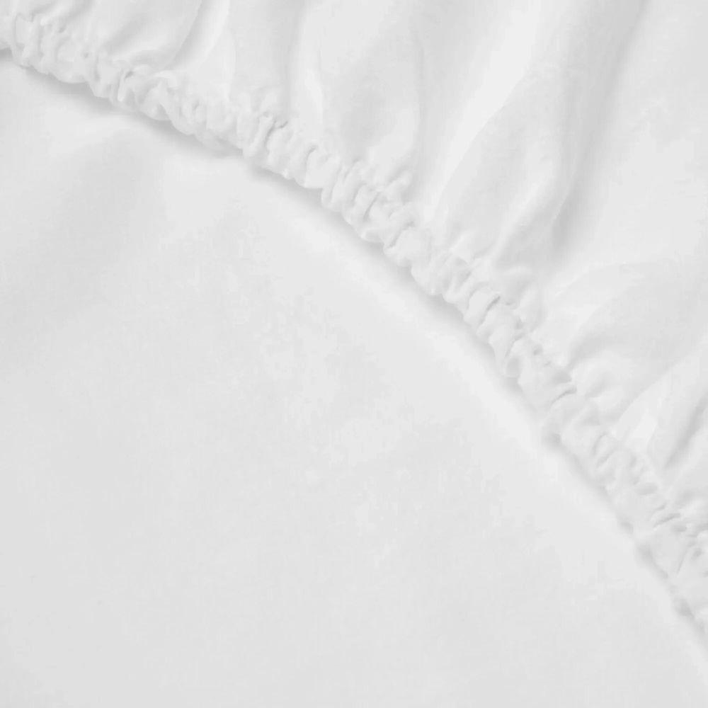 Linge de lit - Ensemble de Linge de Lit en Lin Lavé Premium. Drap-housse. Blanc - SOWL