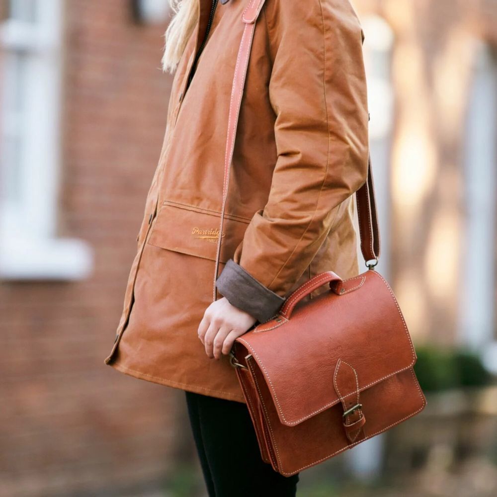 Leather goods - Leather Mini Satchel Casablanca - BERBER LEATHER