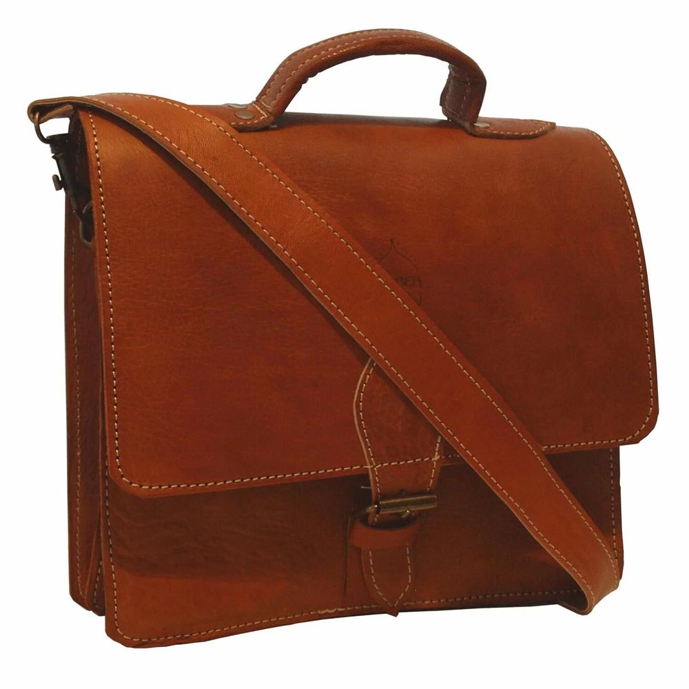 Leather goods - Leather Mini Satchel Casablanca - BERBER LEATHER