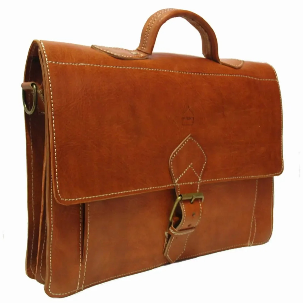 Sacs et cabas - Grande sacoche en cuir Casablanca - BERBER LEATHER