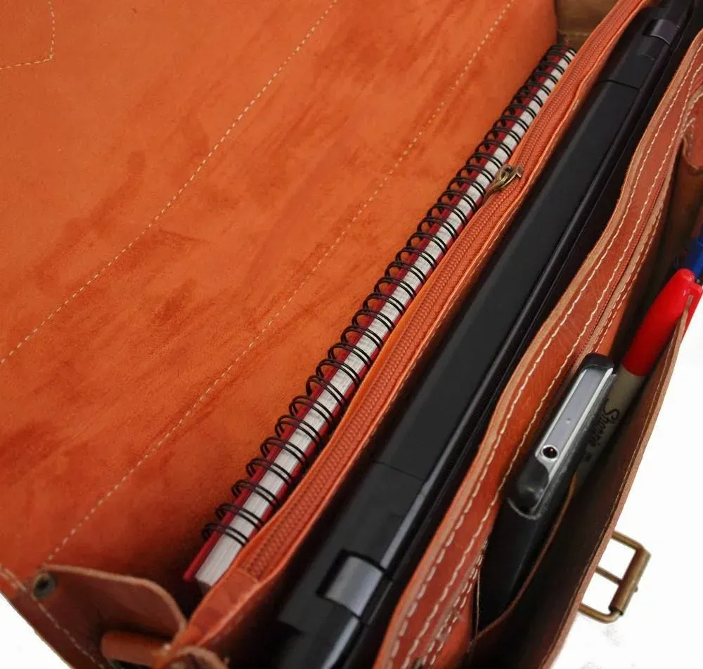 Sacs et cabas - Grande sacoche en cuir Casablanca - BERBER LEATHER