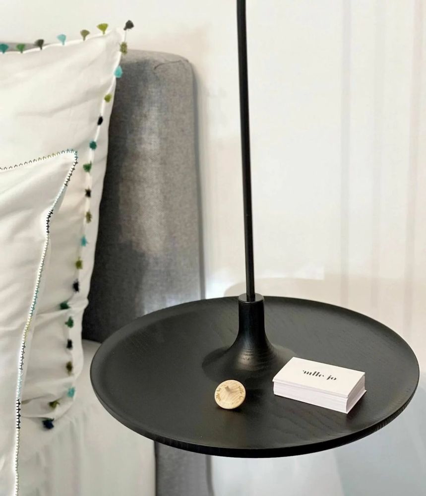 Etagères - Vide-poche étagère TOUPY - Frêne lasuré noir - MADEMOISELLE JO