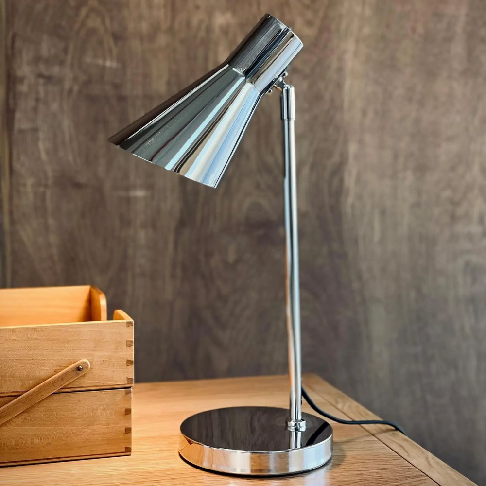 Lampes à poser - Lampe de table chromée DL12 - DYBERG LARSEN