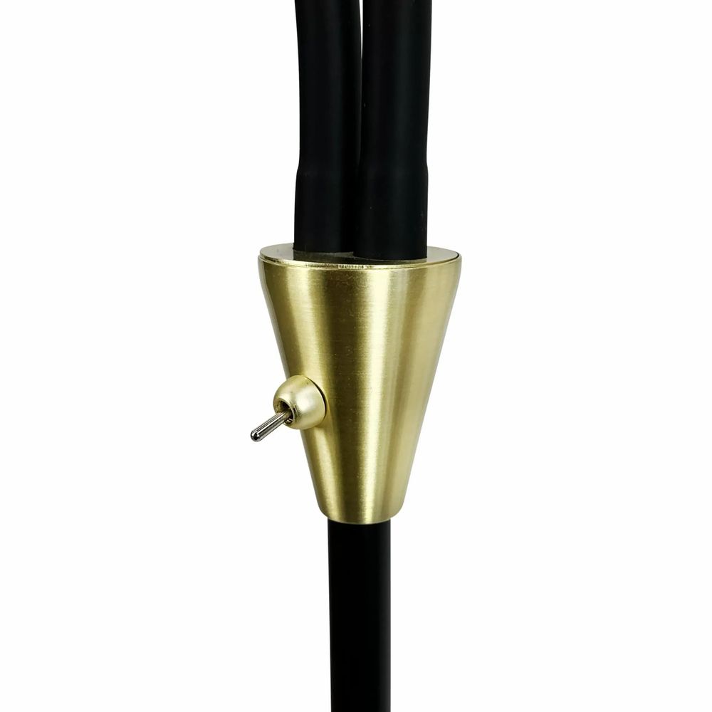 Floor lamps - Lilje Black/ brass Floor lamp - DYBERG LARSEN