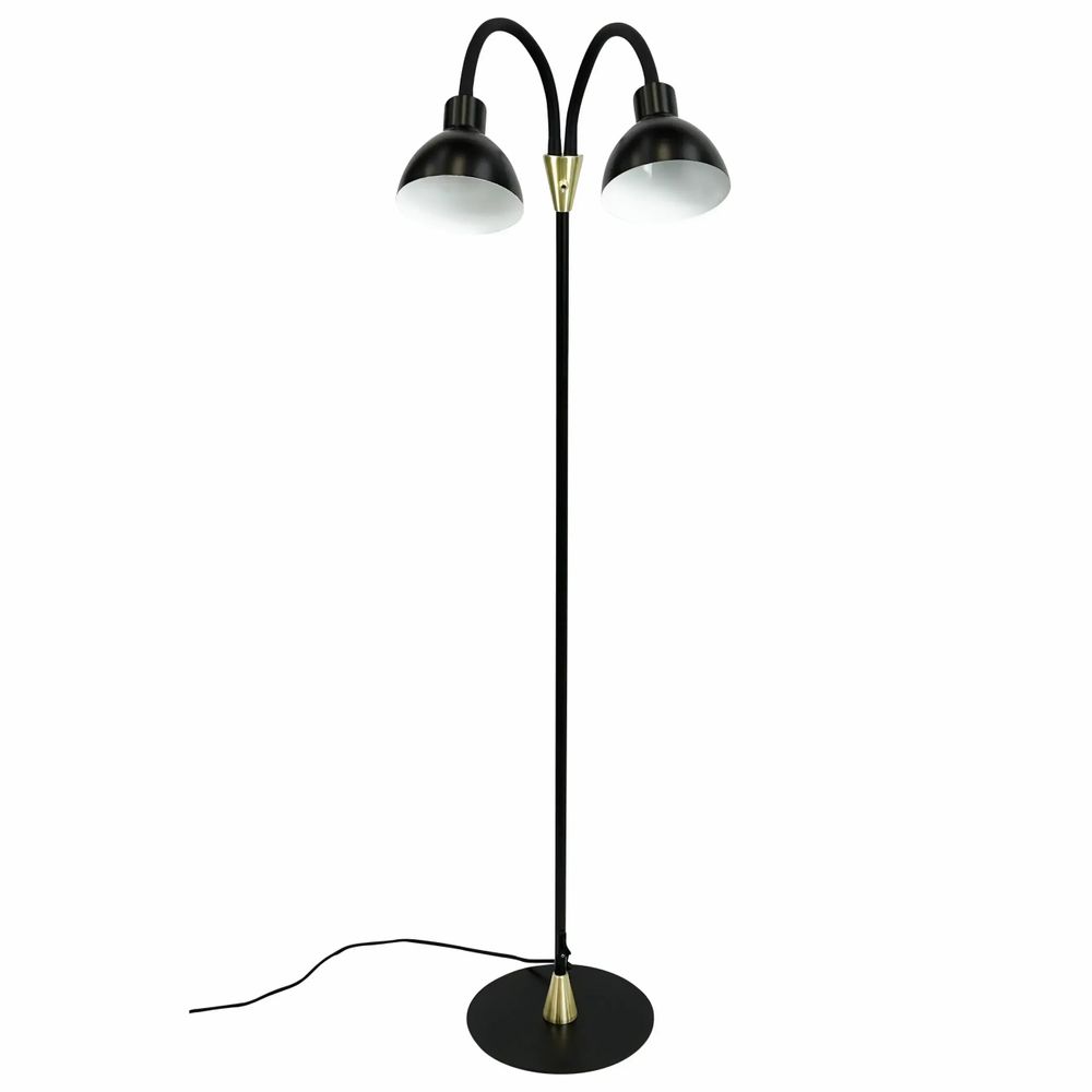 Floor lamps - Lilje Black/ brass Floor lamp - DYBERG LARSEN