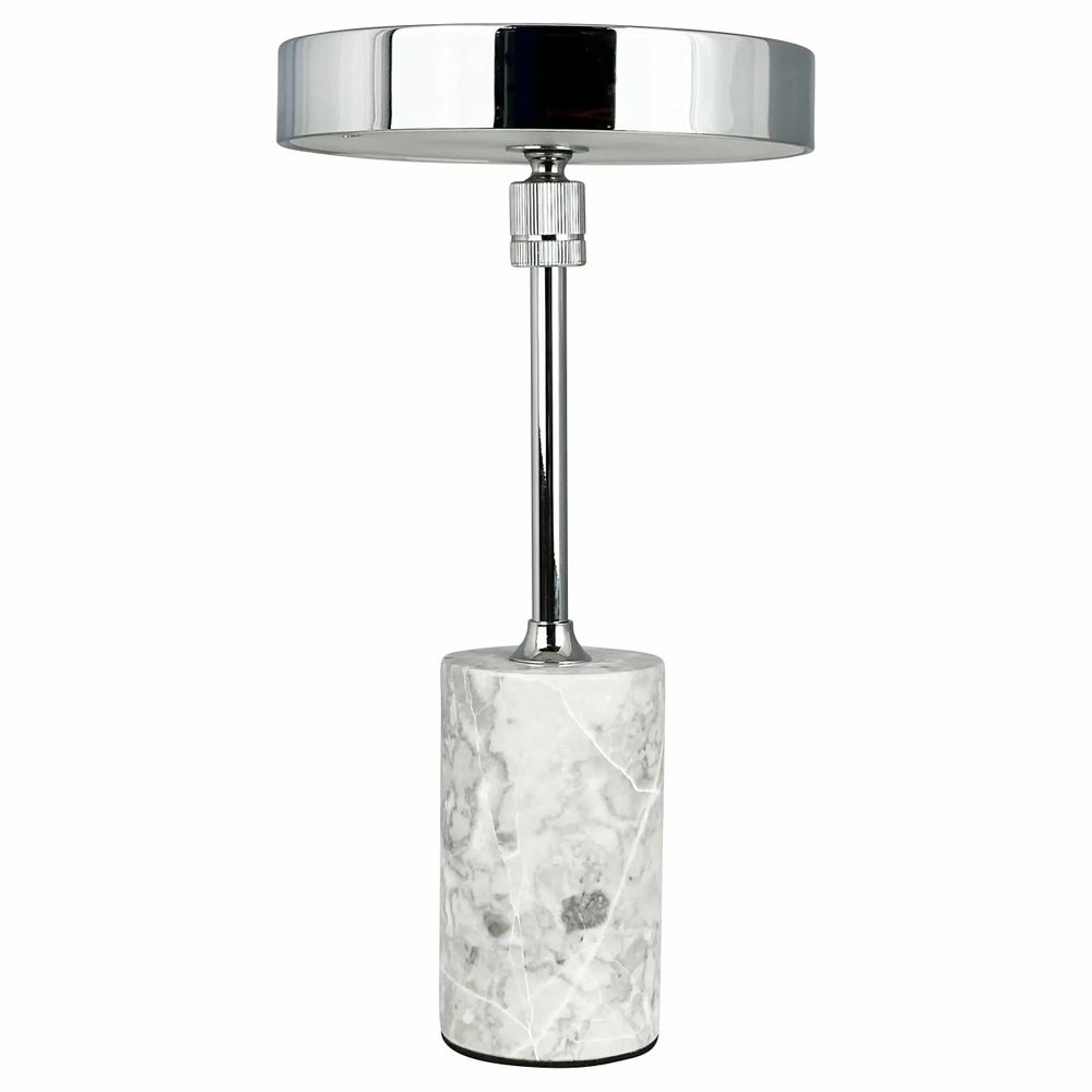 Lampes à poser - Lampe de table LED rechargeable Starlight chrome/marbre gris - DYBERG LARSEN