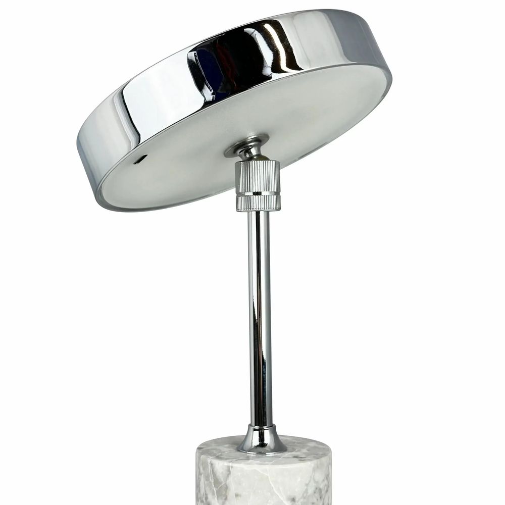 Lampes à poser - Lampe de table LED rechargeable Starlight chrome/marbre gris - DYBERG LARSEN