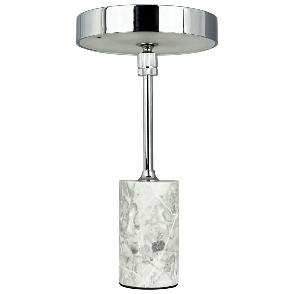 Lampes à poser - Lampe de table LED rechargeable Starlight chrome/marbre gris - DYBERG LARSEN
