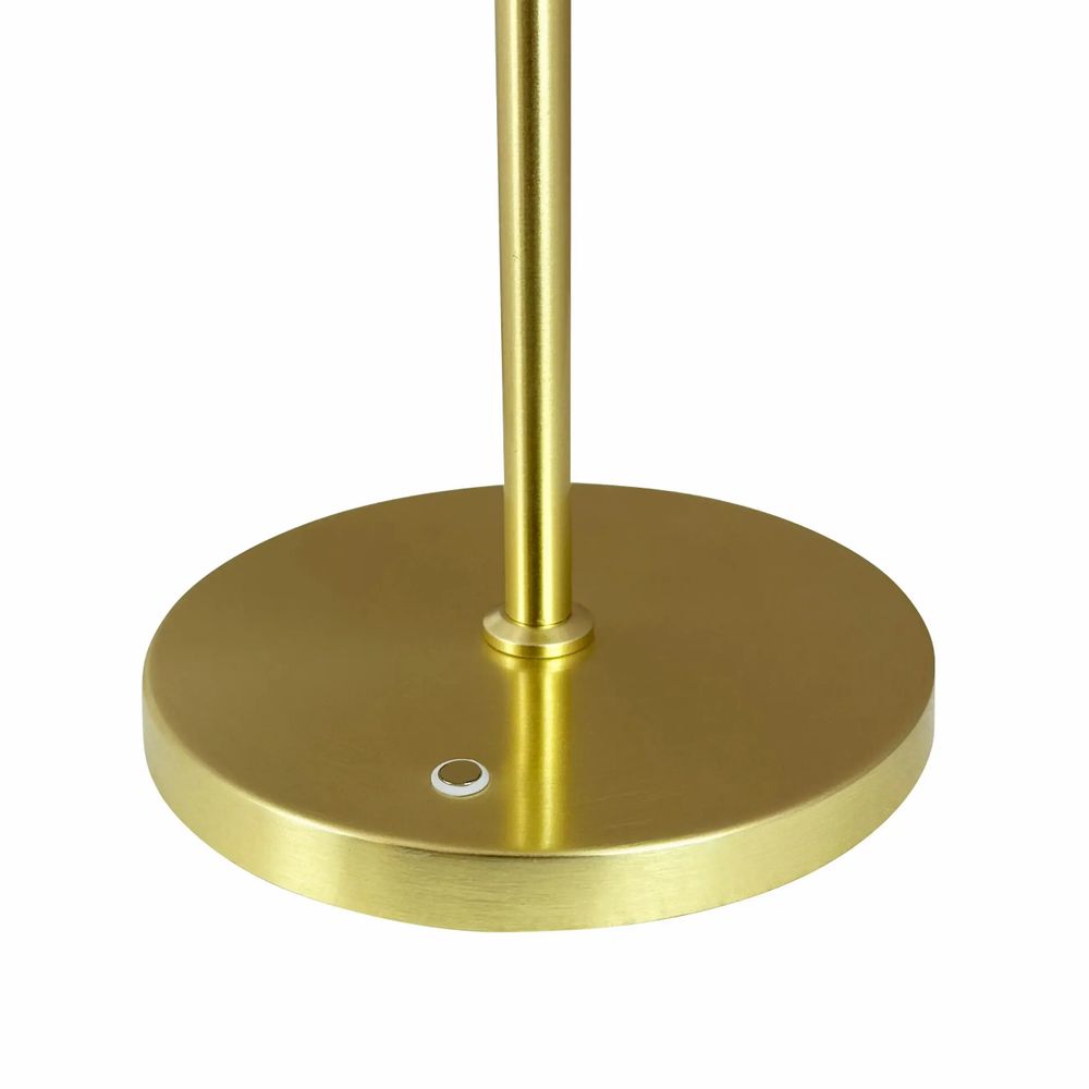 Lampes à poser - Lampe de table DL20 LED Opale/Laiton rechargeable - DYBERG LARSEN