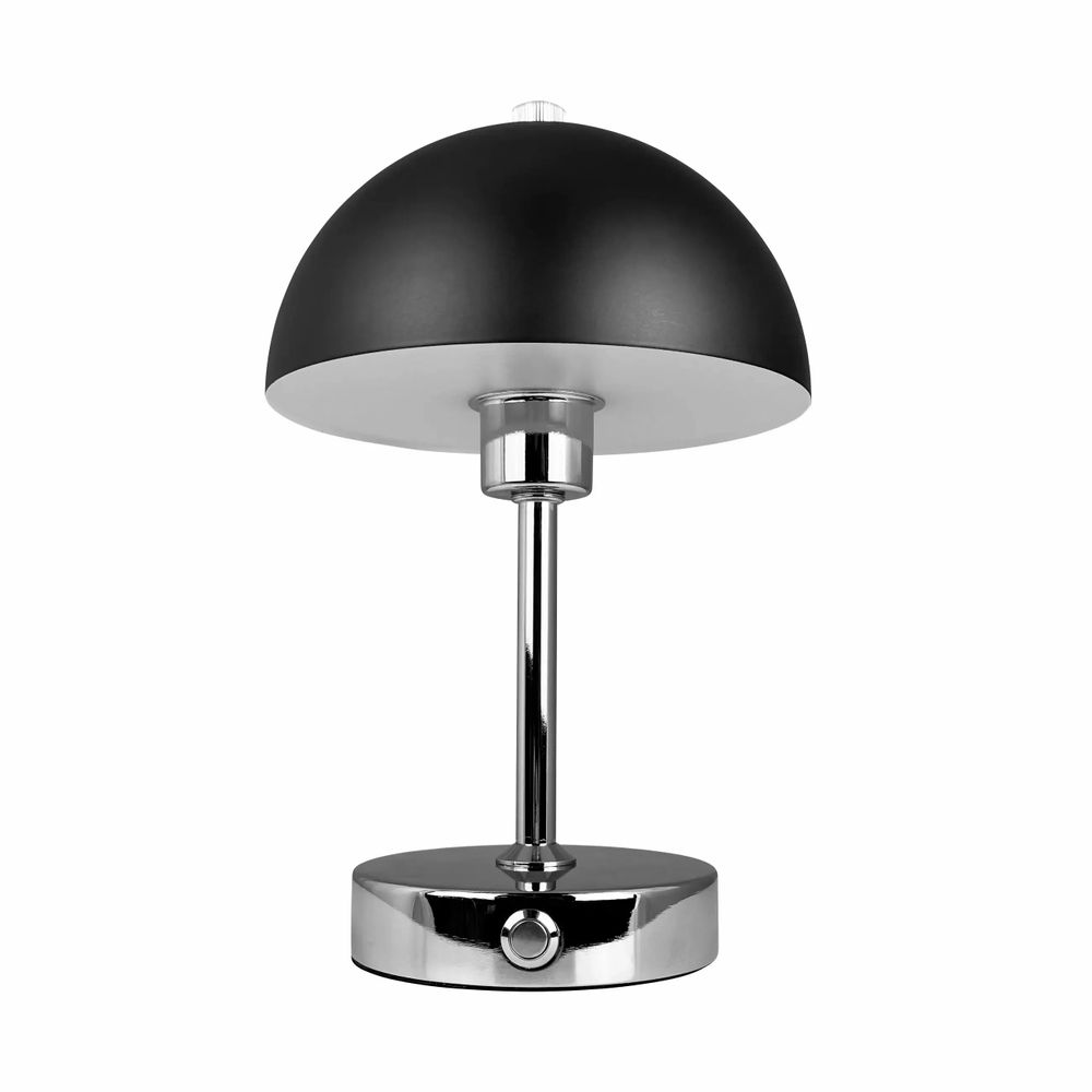 Lampes à poser - Lampe de table LED Malmø noir/chrome rechargeable - DYBERG LARSEN