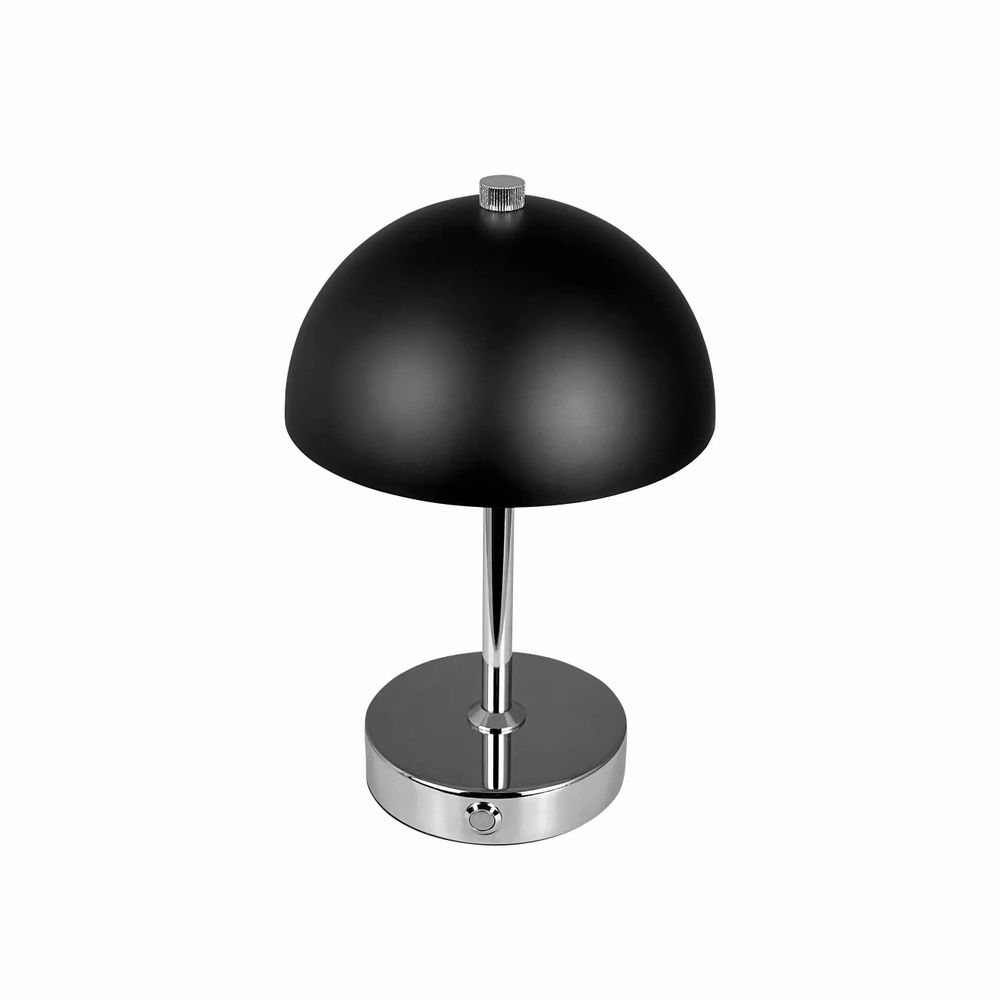 Lampes à poser - Lampe de table LED Malmø noir/chrome rechargeable - DYBERG LARSEN