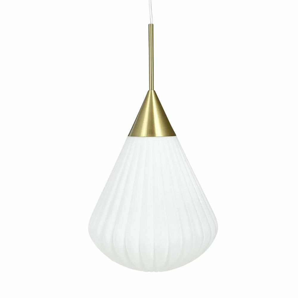 Suspensions - Ballon Opale/laiton Pendentif Grand - DYBERG LARSEN