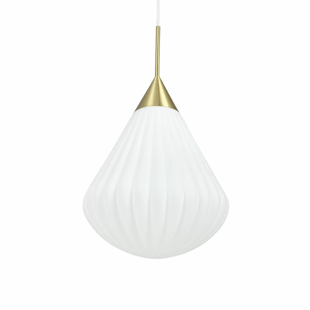 Suspensions - Ballon Opale/laiton Pendentif Grand - DYBERG LARSEN