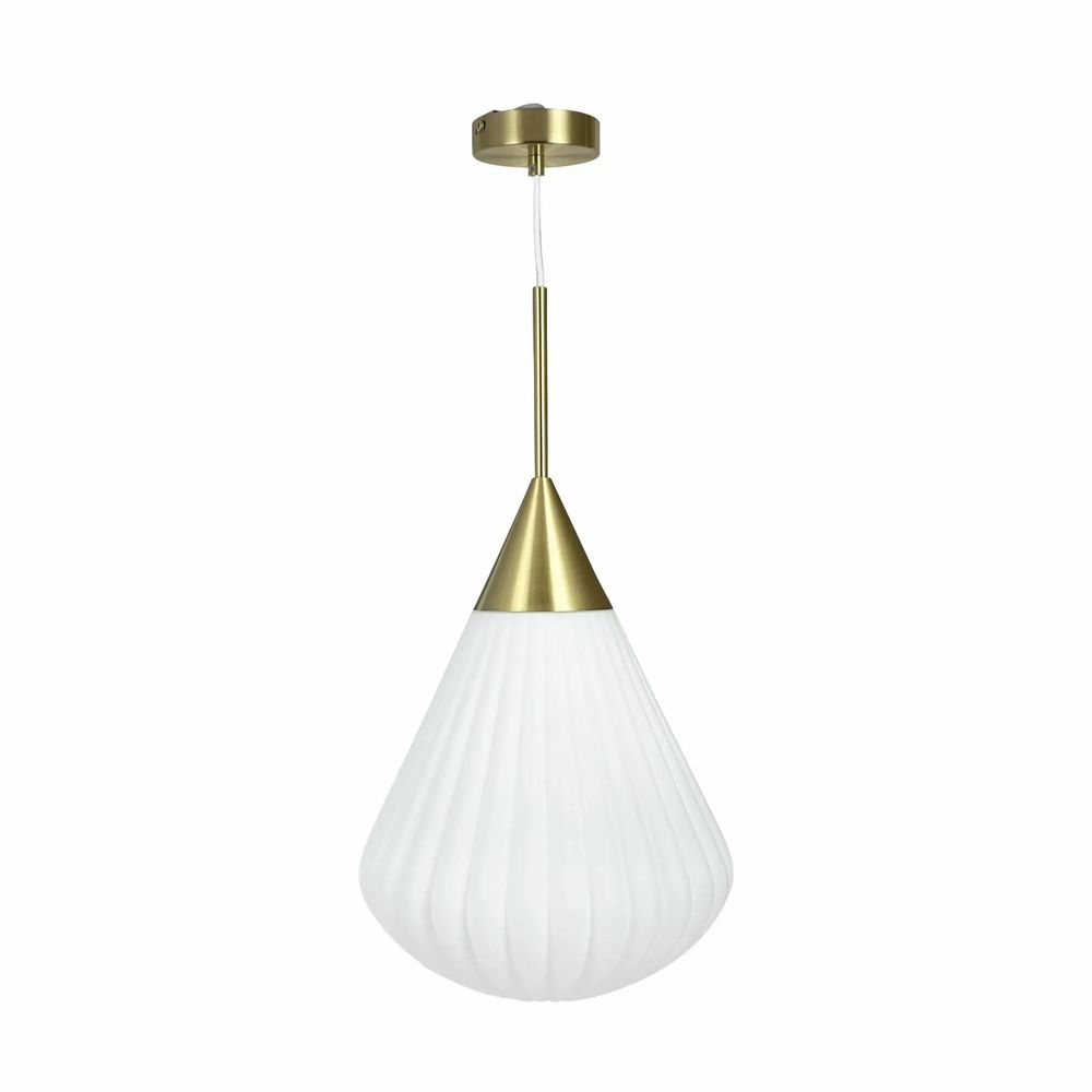 Suspensions - Ballon Opale/laiton Pendentif Grand - DYBERG LARSEN