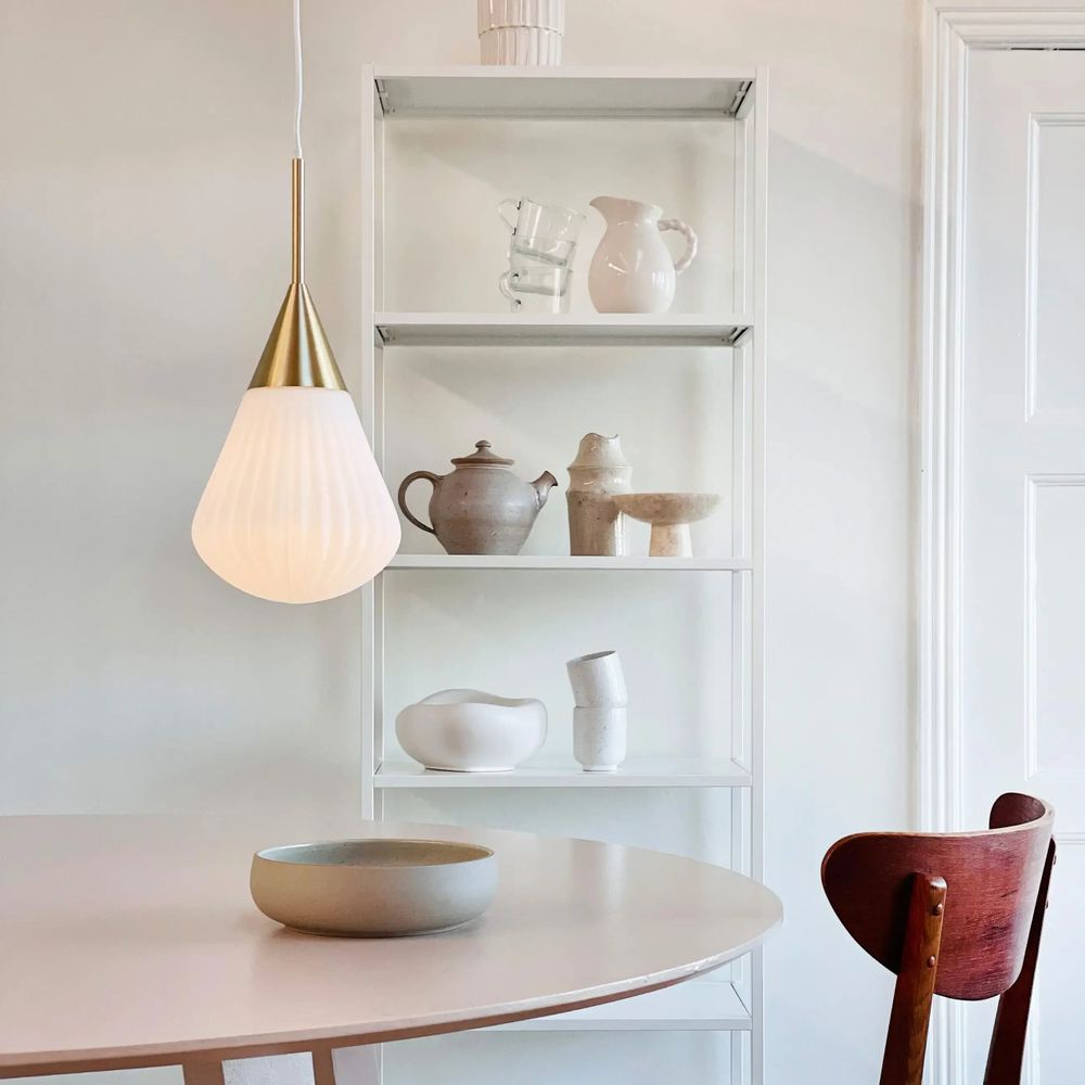 Suspensions - Ballon Opale/laiton Pendentif Petit - DYBERG LARSEN