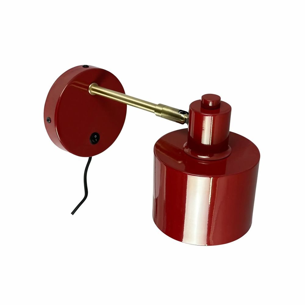 Wall lamps - Ocean Dark red/ brass Wall lamp - DYBERG LARSEN