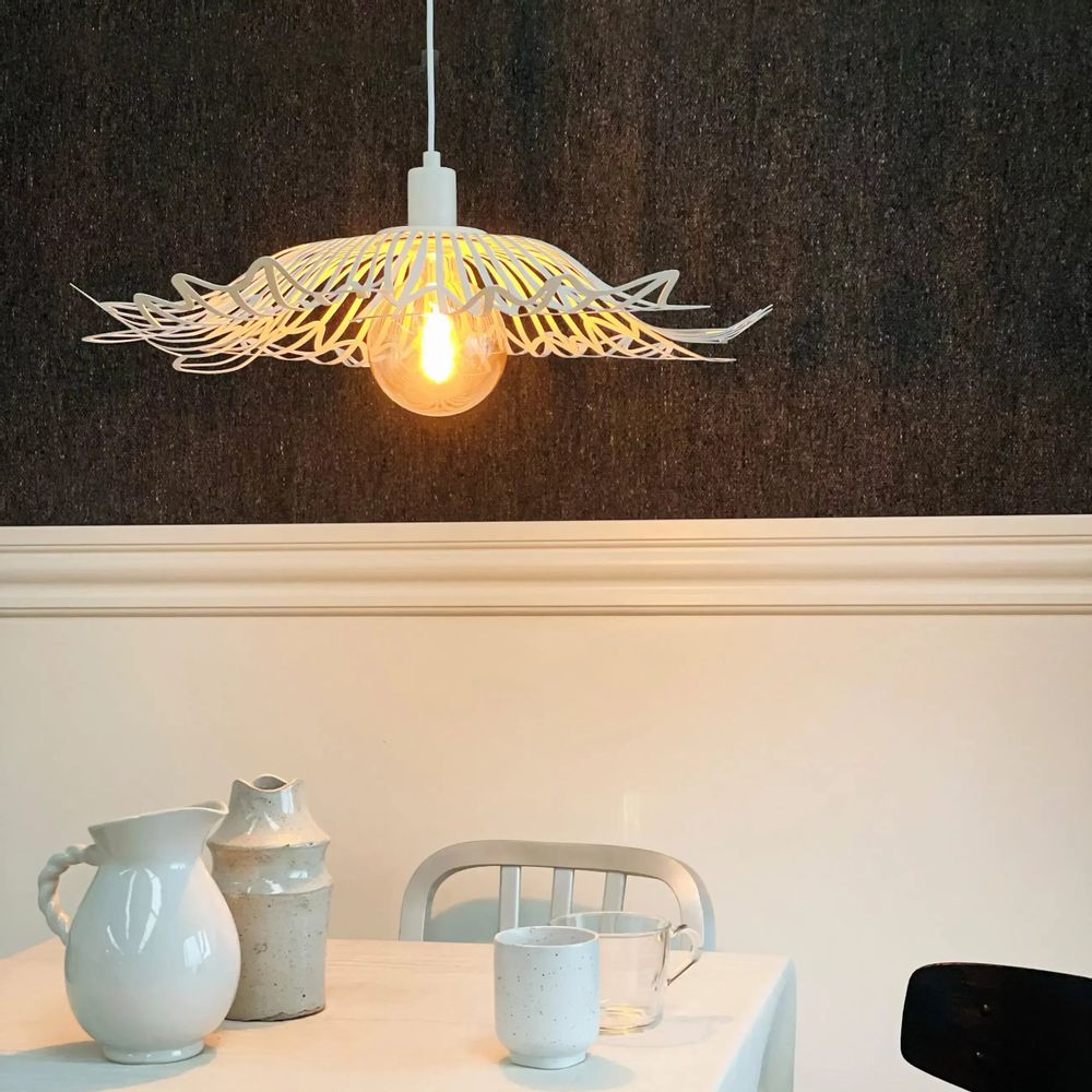 Suspensions - Suspension Flora Blanc Perle Large - DYBERG LARSEN