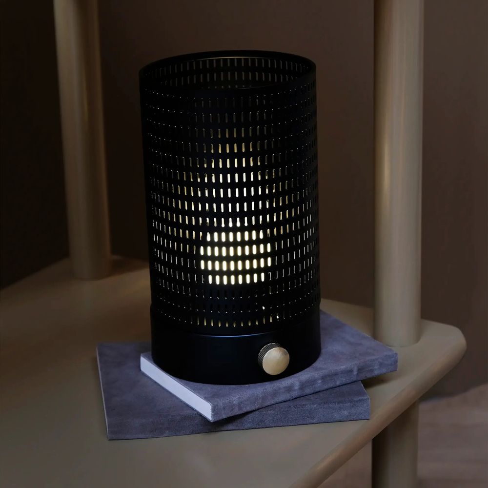 Lampes à poser - Lanterne grillagée noir/laiton - DYBERG LARSEN