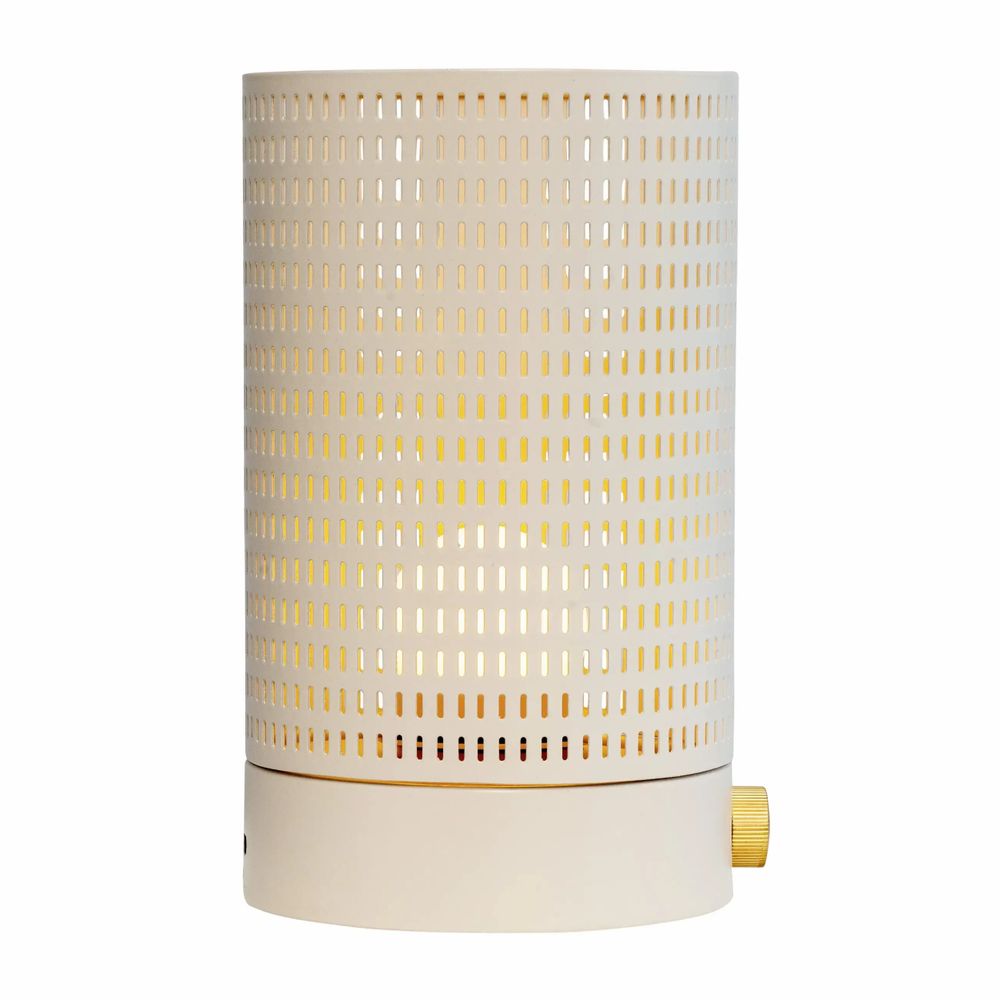 Lampes à poser - Lanterne grillagée blanc/laiton - DYBERG LARSEN