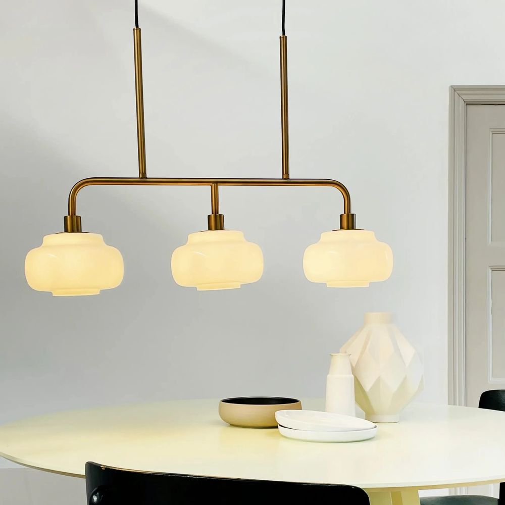 Suspensions - Suspension de table longue Ossett Opale/bronze - DYBERG LARSEN