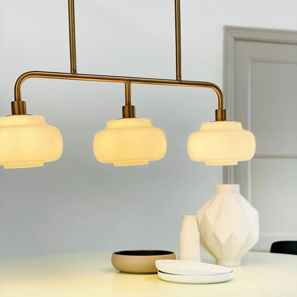 Suspensions - Suspension de table longue Ossett Opale/bronze - DYBERG LARSEN