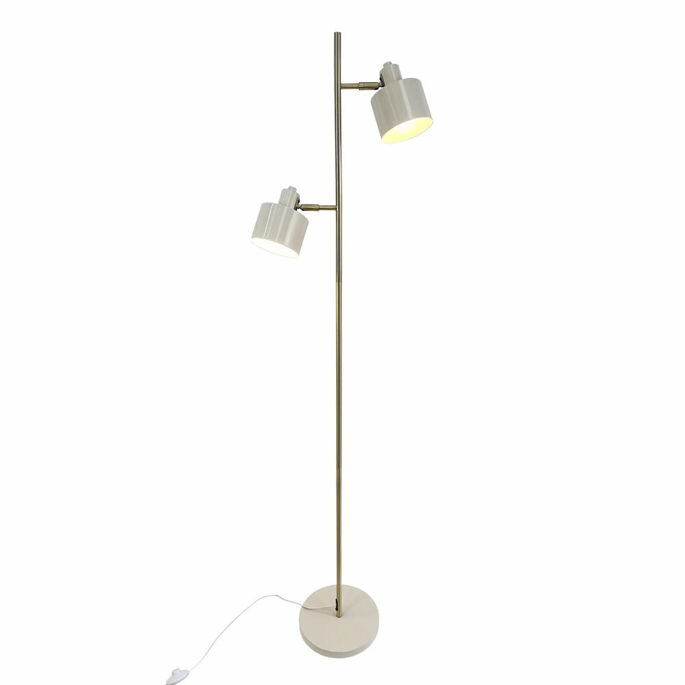 Floor lamps - Ocean beige/ Brass Floor lamp - DYBERG LARSEN