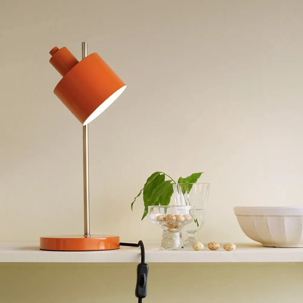 Lampes à poser - Lampe de table orange océan/laiton - DYBERG LARSEN