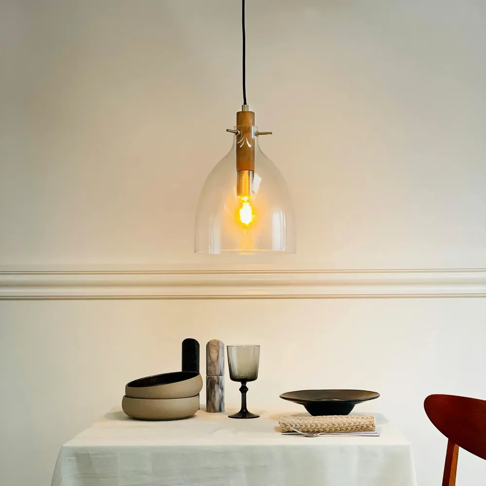 Suspensions - Bistro D25 Suspension Verre clair - DYBERG LARSEN