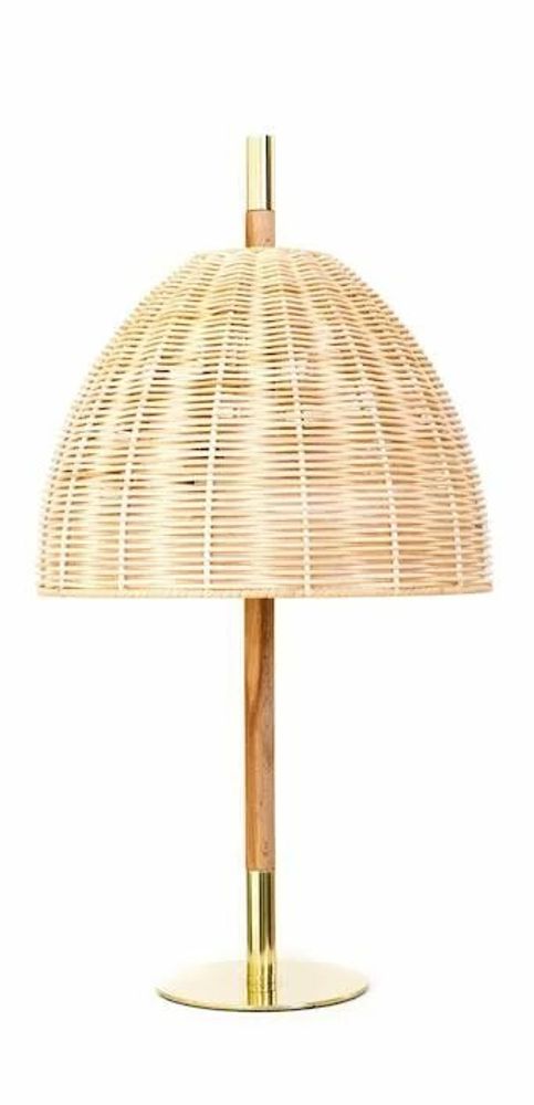 Table lamps - AMA table lamp in natural wicker - LUXCAMBRA