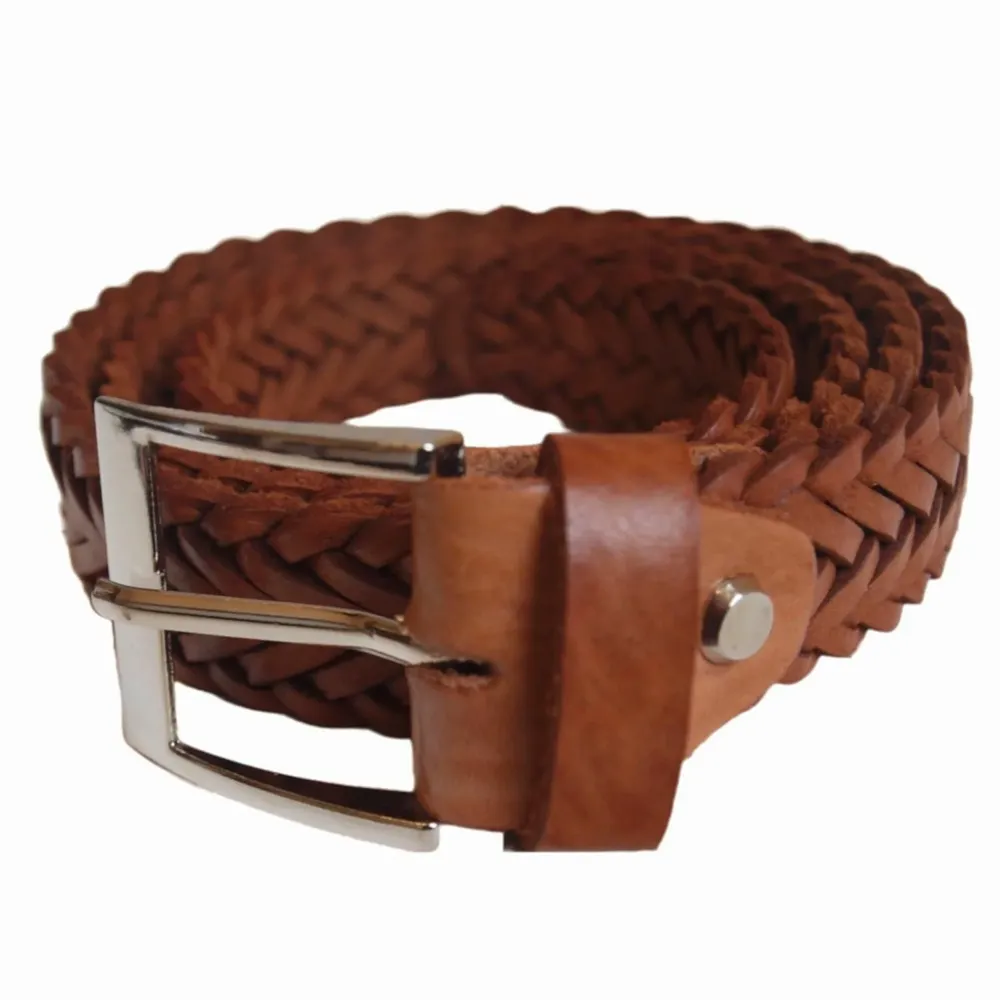 Apparel - Braided Leather Belt for men and ladies - BERBER LEATHER