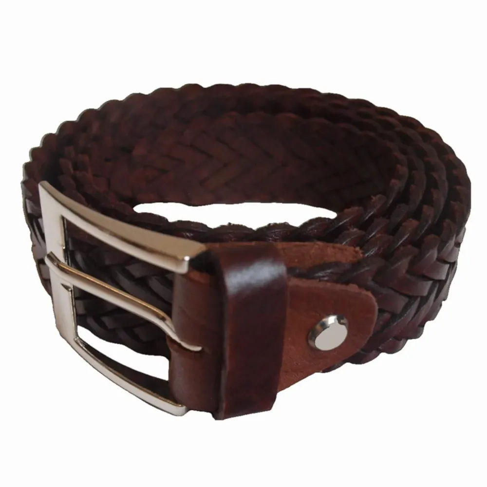 Apparel - Braided Leather Belt for men and ladies - BERBER LEATHER