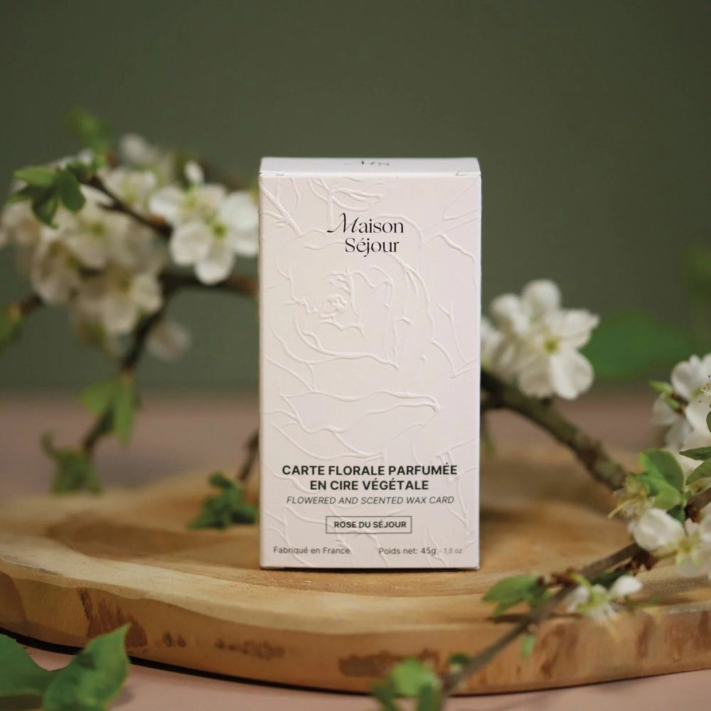 Objets de décoration - Carte florale parfumée - Rose du Séjour - MAISON SÉJOUR