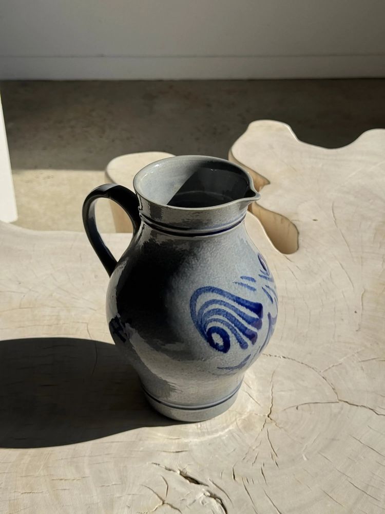 Carafes - Grand broc bleu West Germany - OFFICE OBJETS