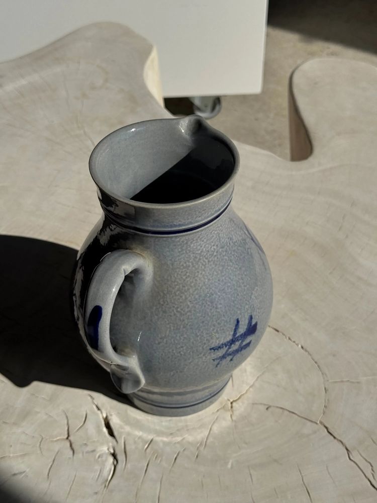 Carafes - Grand broc bleu West Germany - OFFICE OBJETS