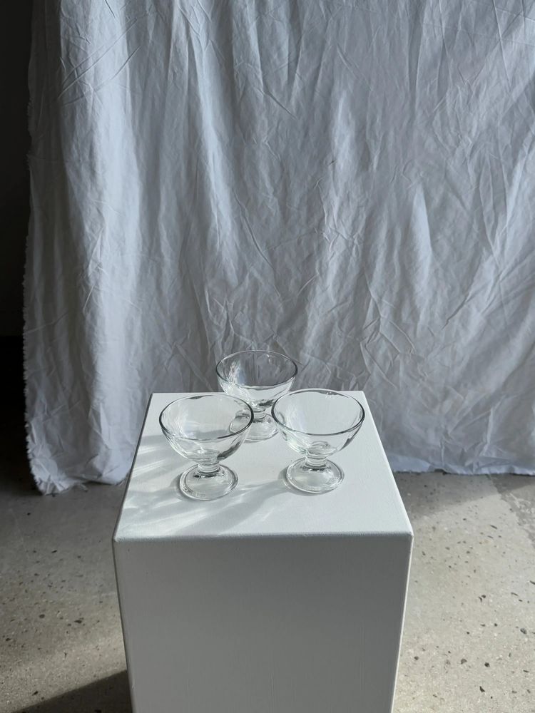 Accessoires à poser - 3 coupes vintage en verre italien - OFFICE OBJETS