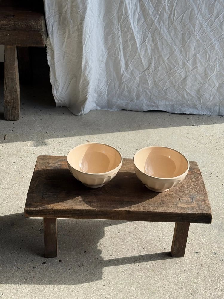 Bols - 2 grands bols rose clair vintage D18 - OFFICE OBJETS