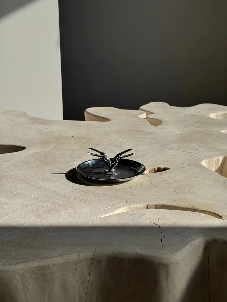 Installation accessories - Pincherette chrome toucan cigarette holder 1950 USA - OFFICE OBJETS