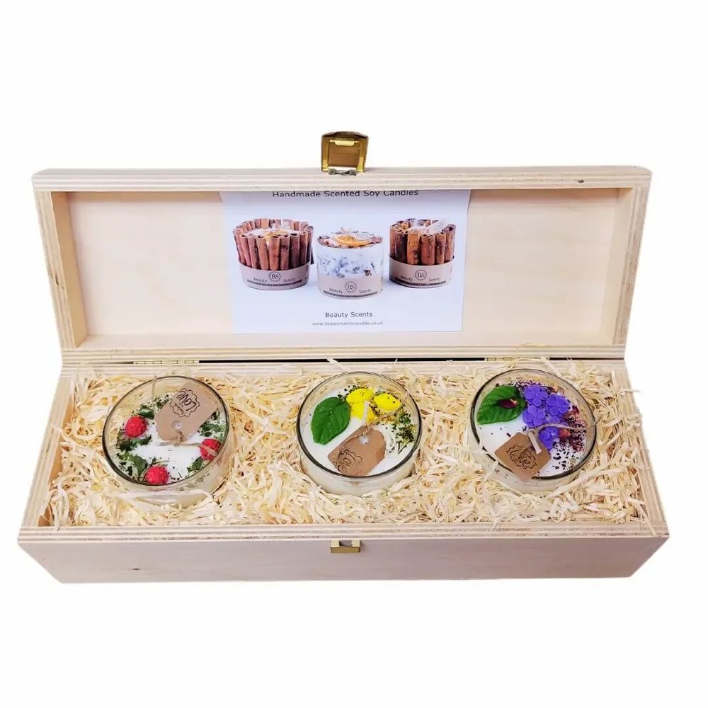 Bougies - Coffrets cadeaux petites bougies à ressort en verre - BEAUTY SCENTS CANDLES