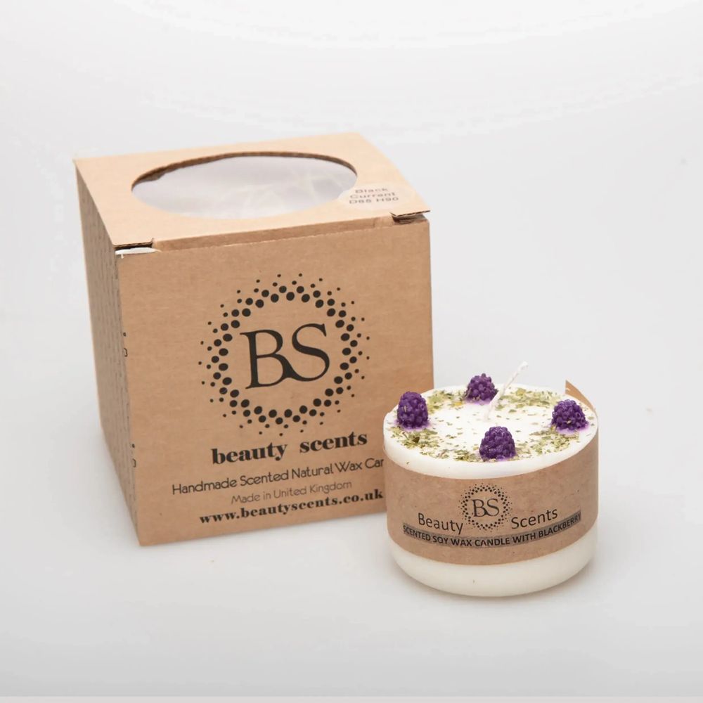 Bougies - Petites bougies à la mûre, boîte de 6, framboise - BEAUTY SCENTS CANDLES