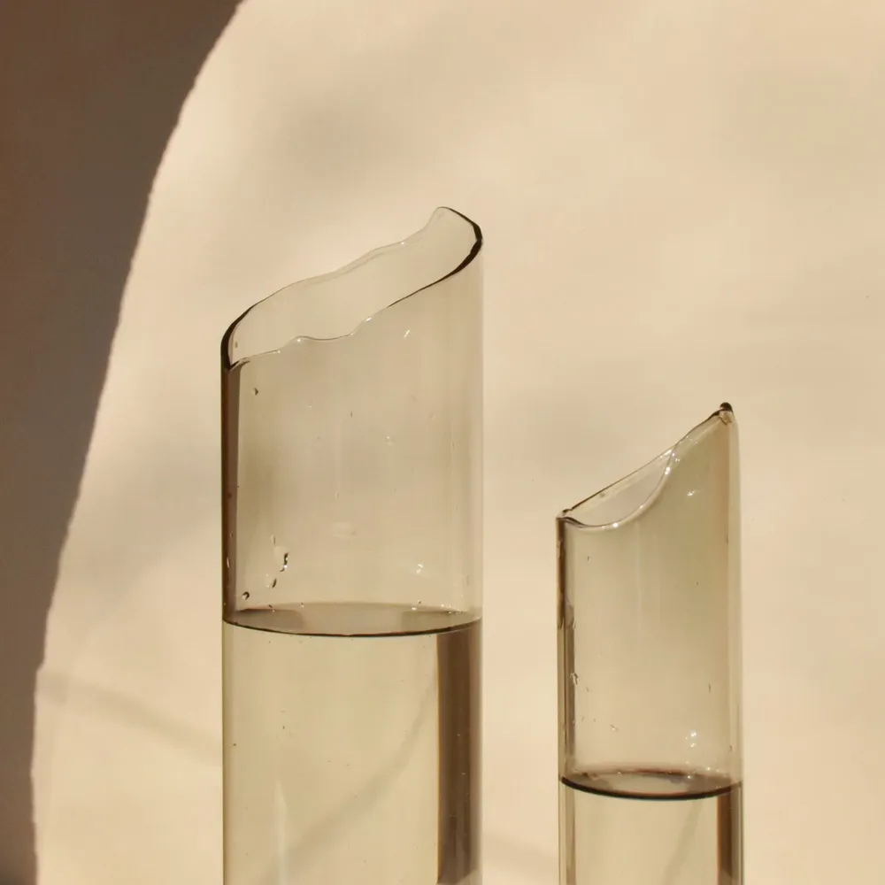 Vases - CATHARSIS, Sculptural Statement Small Vase, Dusty Coral - COKI