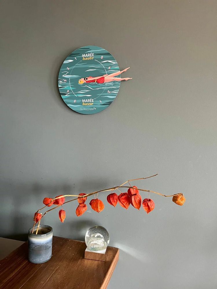 Objets de décoration - Horloge à marée Mado Crolé - LES RITOURNAILES