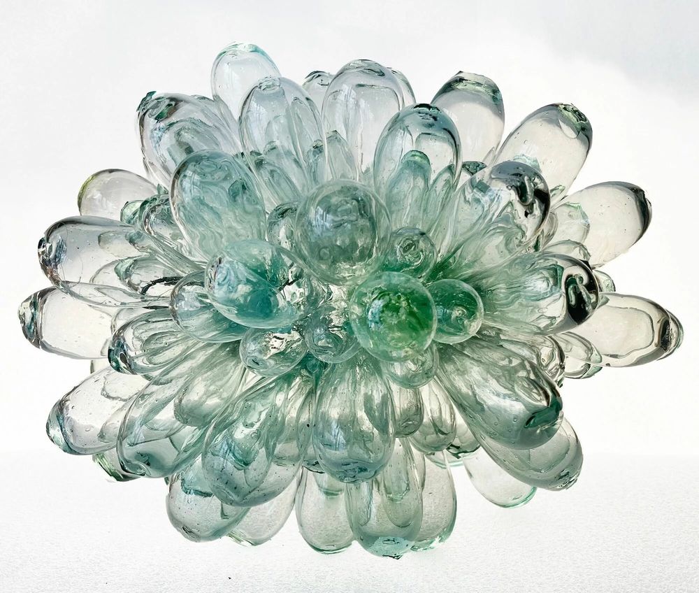 Suspensions - GRAPPE DE VERRE LUMINEUSE - LA MAISON DAR DAR