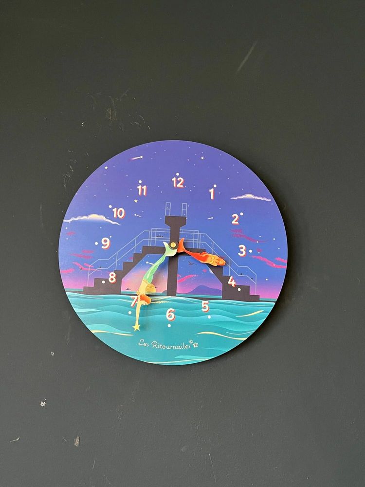 Objets de décoration - horloge temps les irènes - LES RITOURNAILES