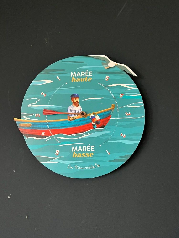 Decorative objects - Michel Bellepeche tide clock - LES RITOURNAILES