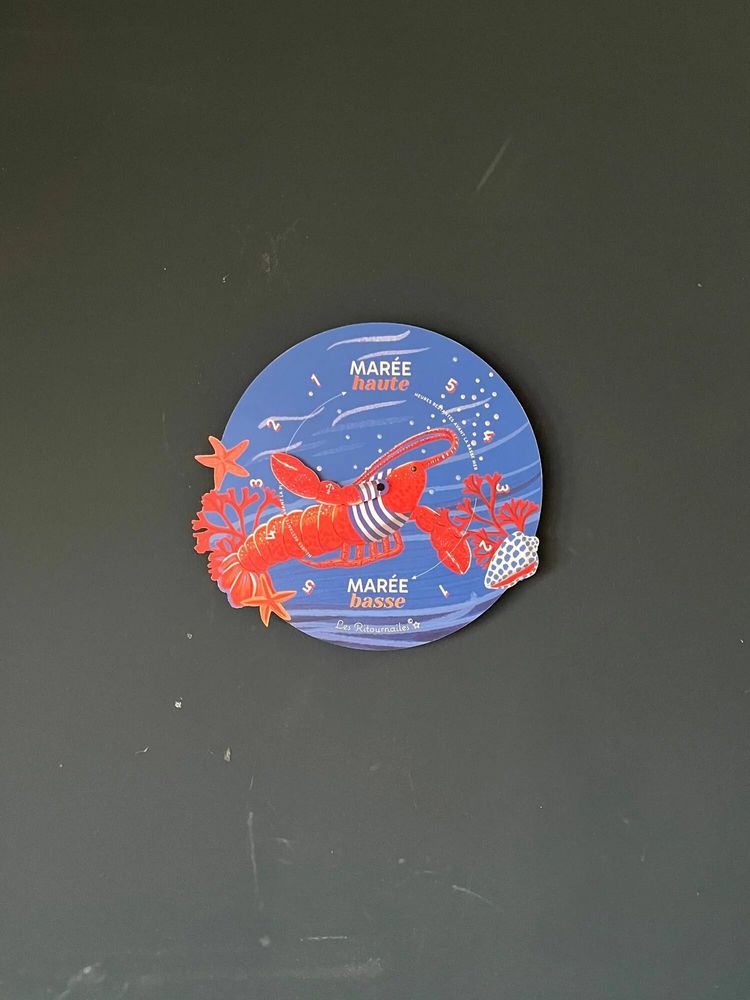 Clocks - Omar Chéri tide clock - LES RITOURNAILES