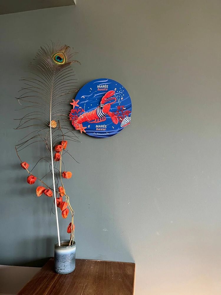 Clocks - Omar Chéri tide clock - LES RITOURNAILES