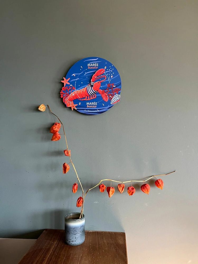 Clocks - Omar Chéri tide clock - LES RITOURNAILES