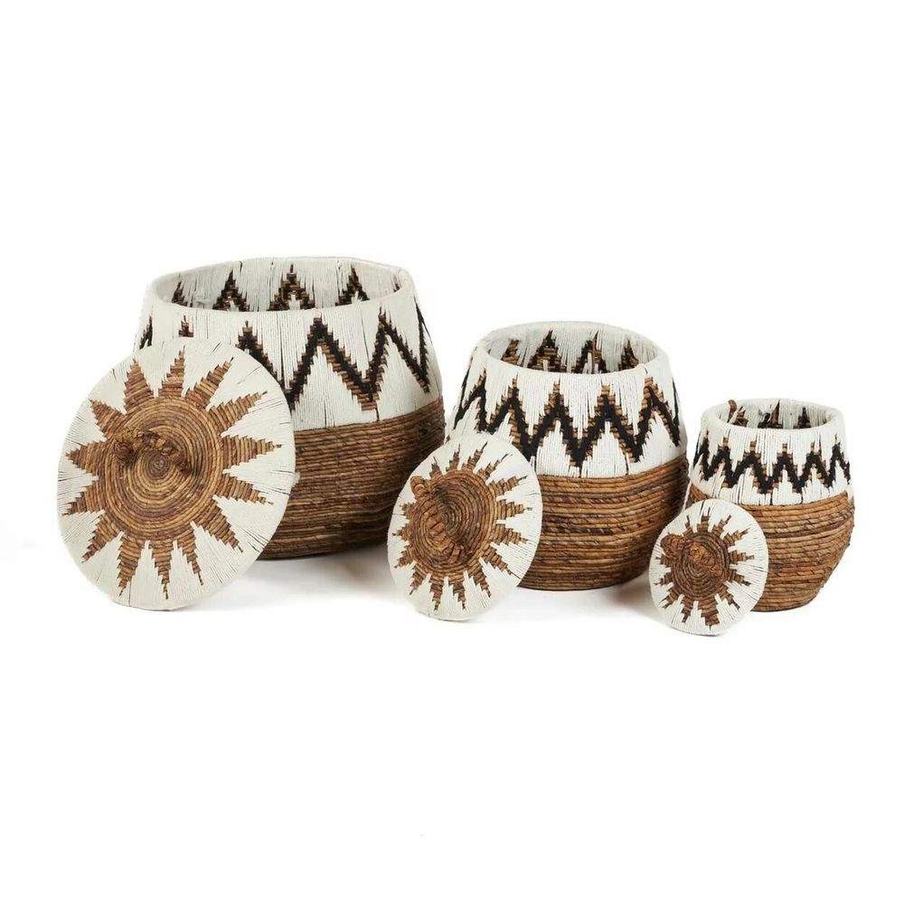 Paniers à linge - Panier de plage Little Bay, blanc naturel, taille S - BAZAR BIZAR LIVING