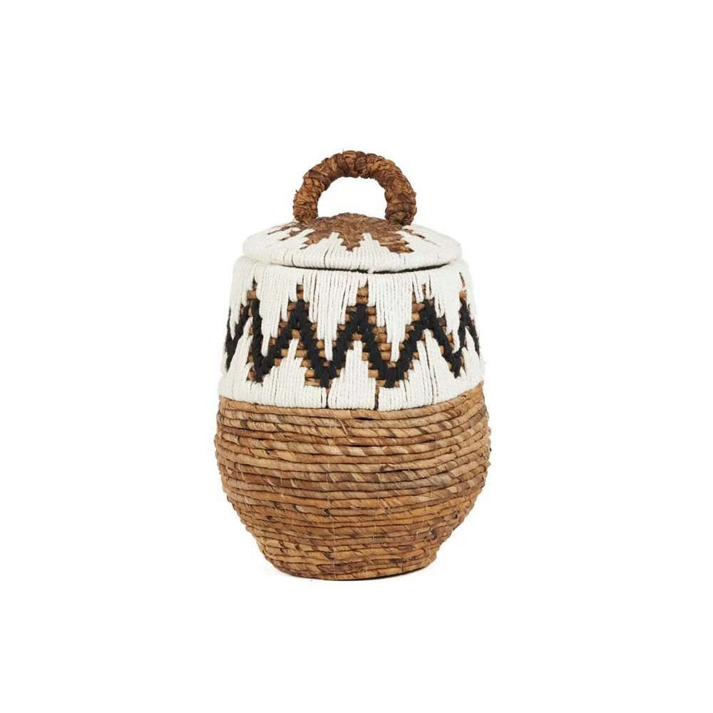 Paniers à linge - Panier de plage Little Bay, blanc naturel, taille S - BAZAR BIZAR LIVING